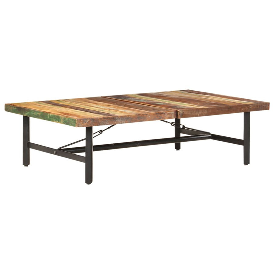 Salontafel 42X90X42 Cm massief gerecycled hout