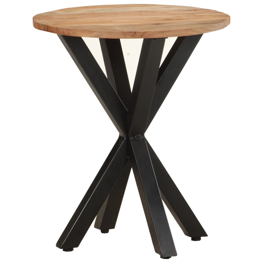 Bijzettafel 48X48X56 Cm Massief acaciahout