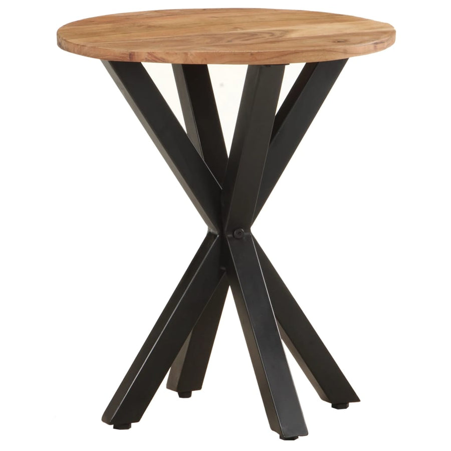 Bijzettafel 48X48X56 Cm Massief acaciahout