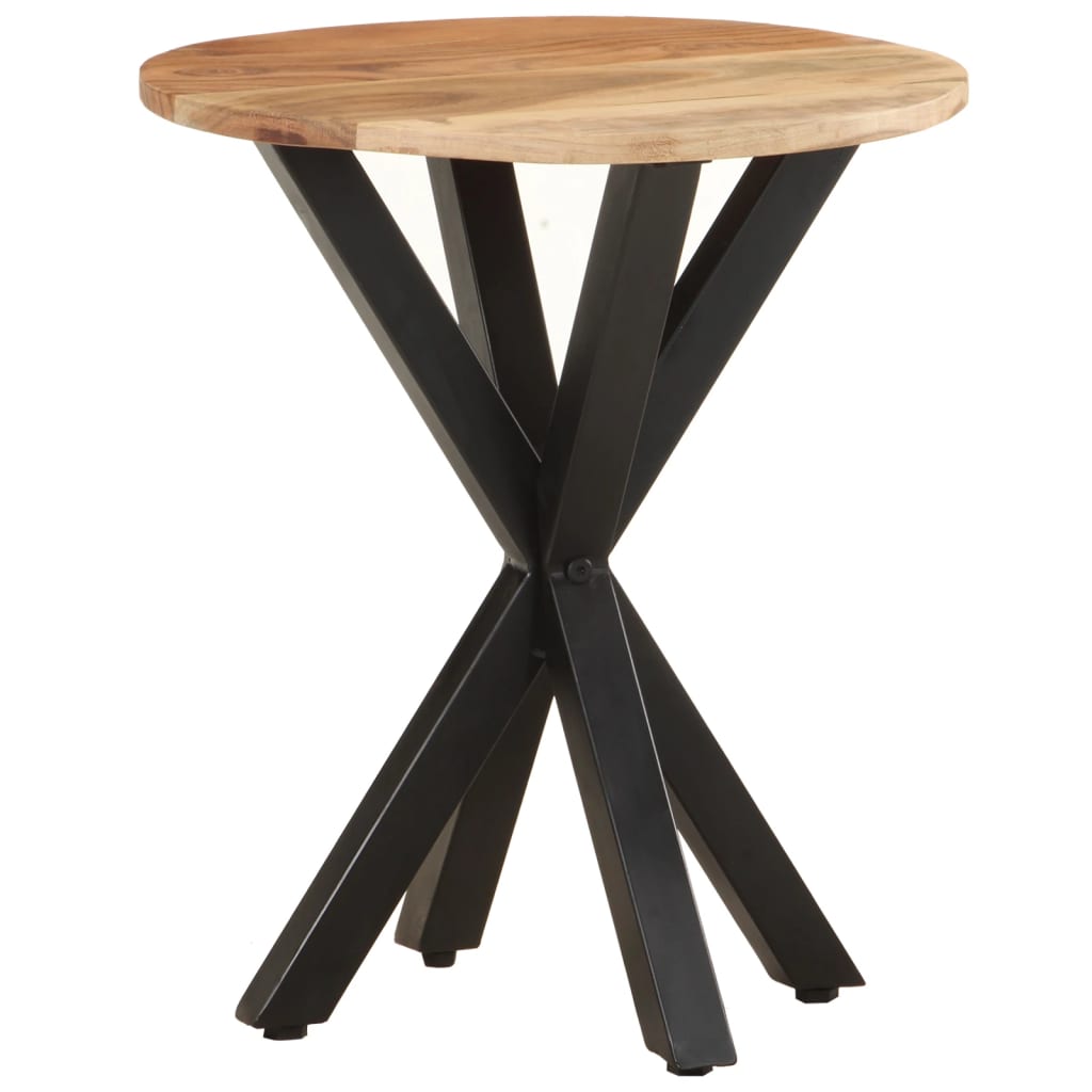 Bijzettafel 48X48X56 Cm Massief acaciahout