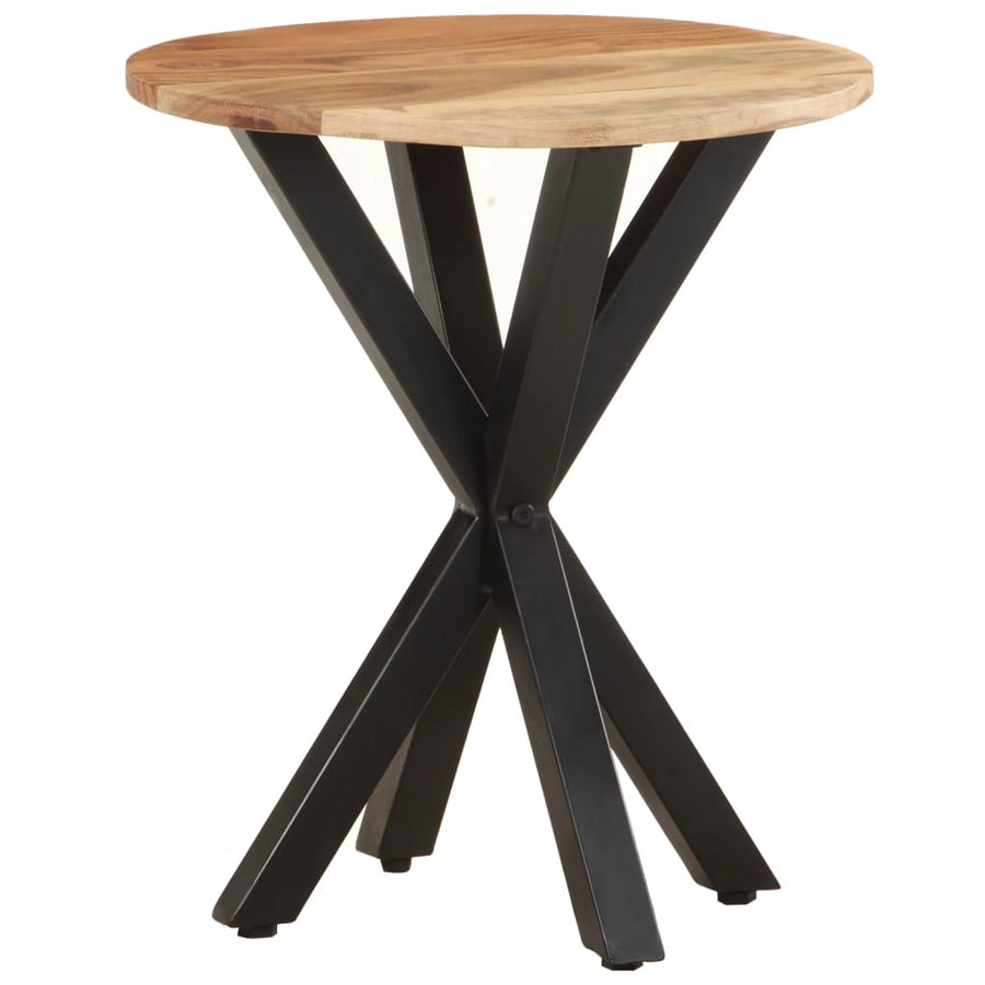 Bijzettafel 48X48X56 Cm Massief acaciahout