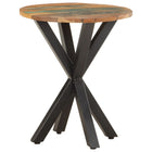 Side table 48x48x56 cm solid reclaimed wood