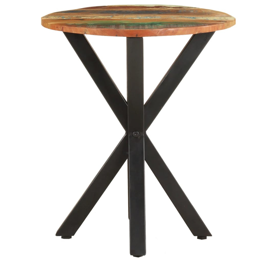 Bijzettafel 48X48X56 Cm massief gerecycled hout