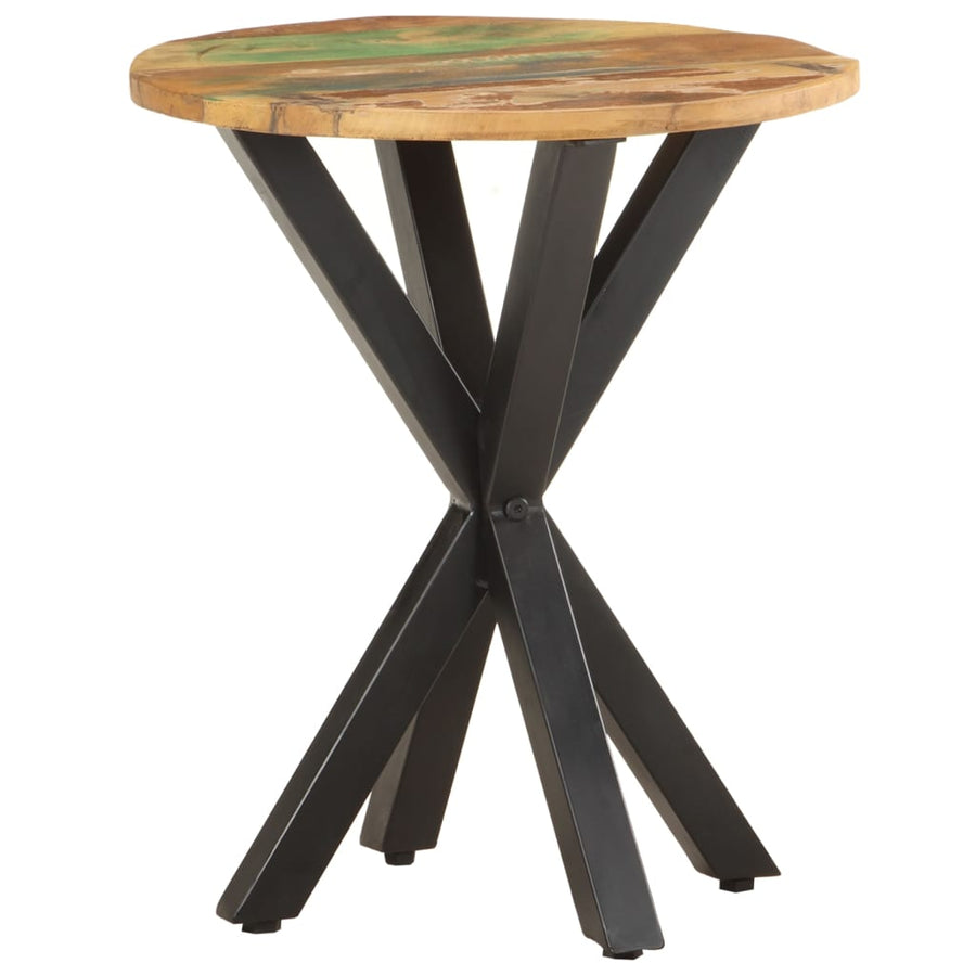 Bijzettafel 48X48X56 Cm massief gerecycled hout