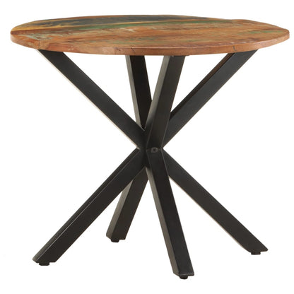Bijzettafel 68X68X56 Cm massief gerecycled hout