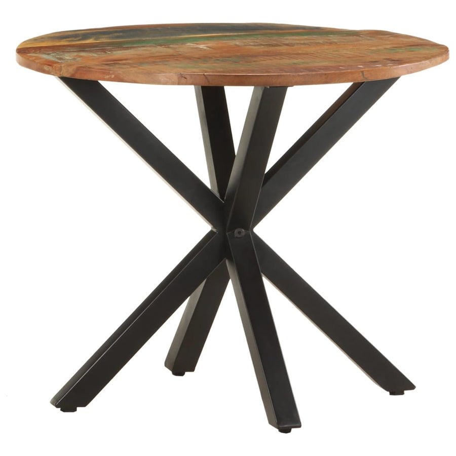 Bijzettafel 68X68X56 Cm massief gerecycled hout