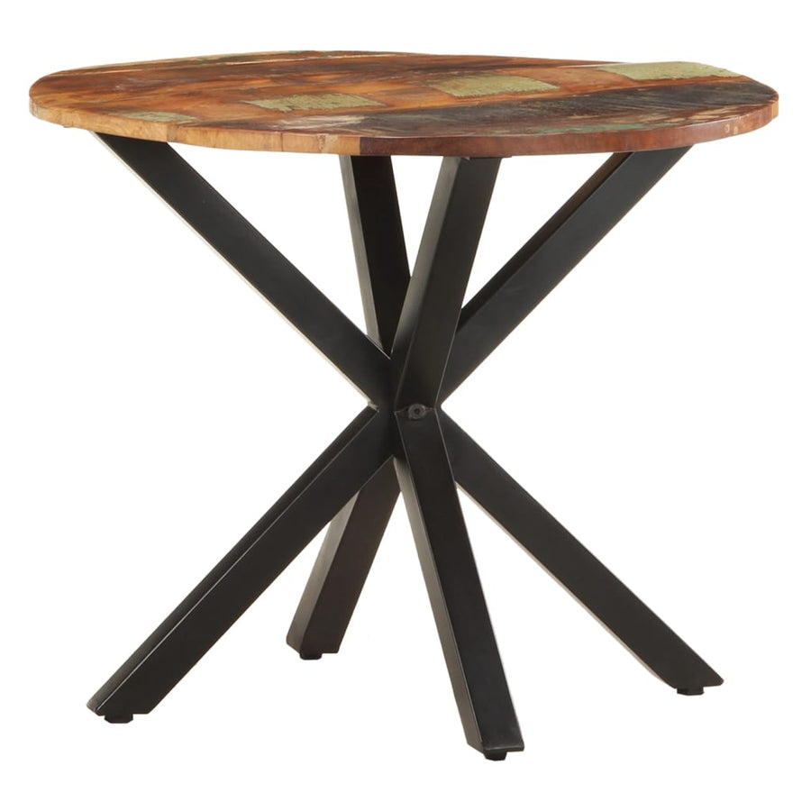 Bijzettafel 68X68X56 Cm massief gerecycled hout