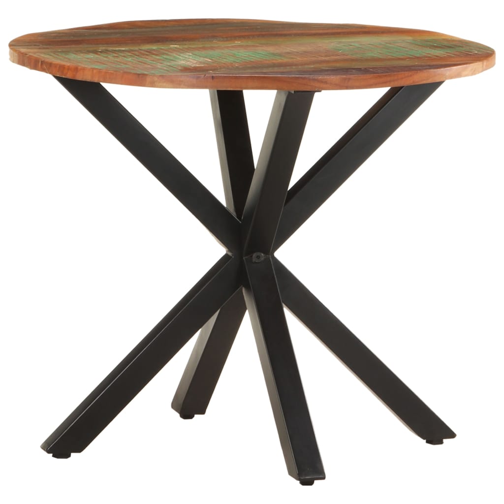 Bijzettafel 68X68X56 Cm massief gerecycled hout