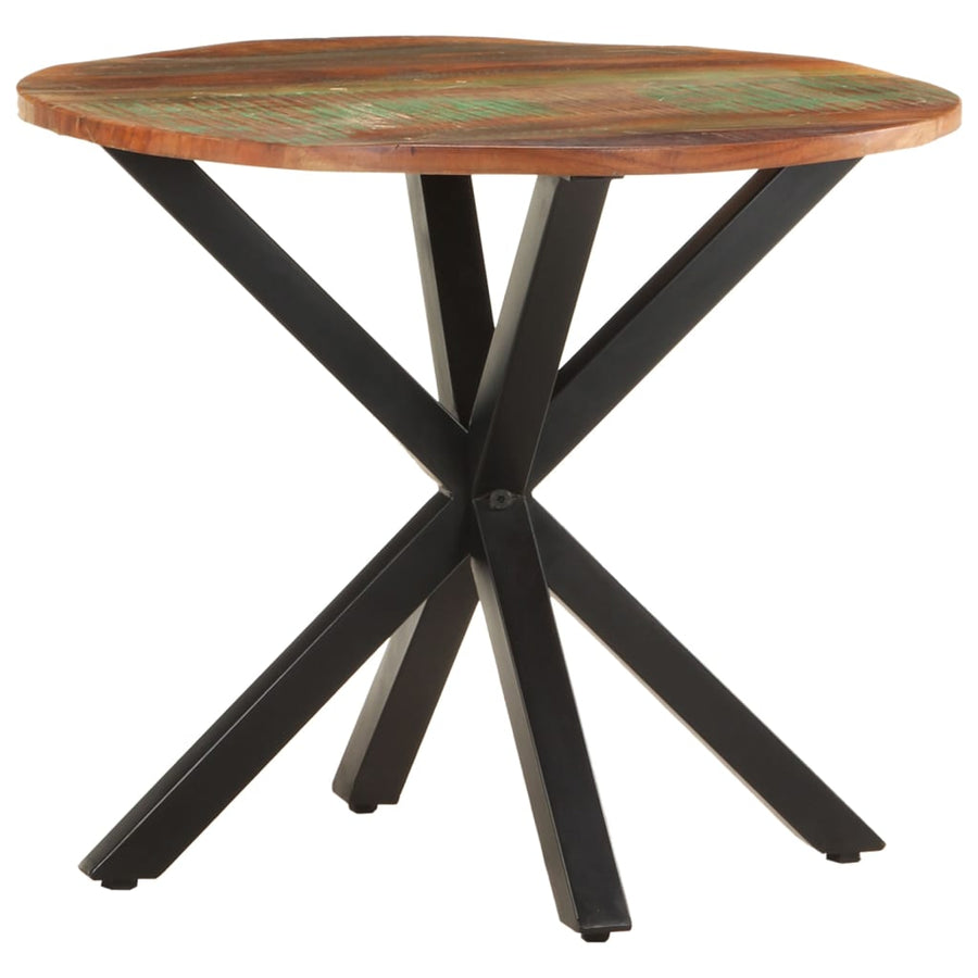 Bijzettafel 68X68X56 Cm massief gerecycled hout