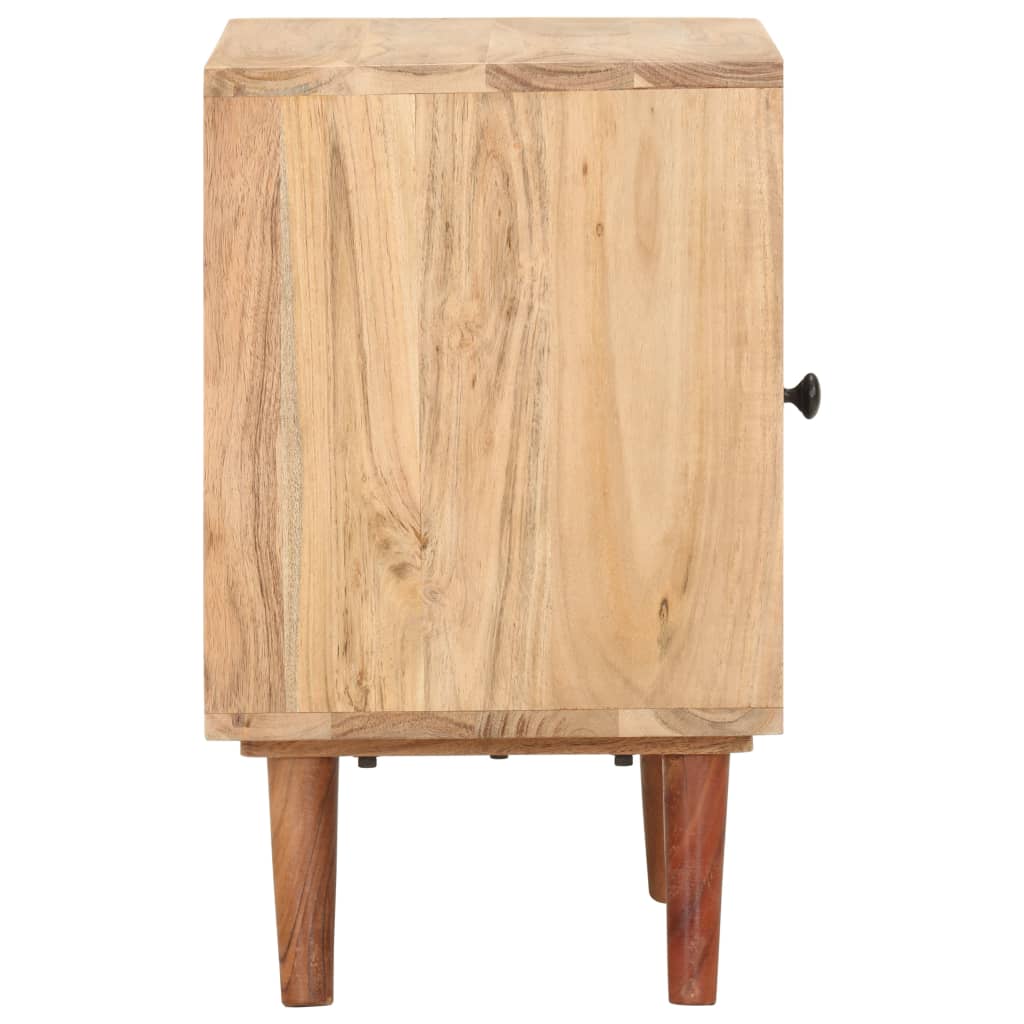 Nachtkastje 40X30X50 Cm Massief Acaciahout