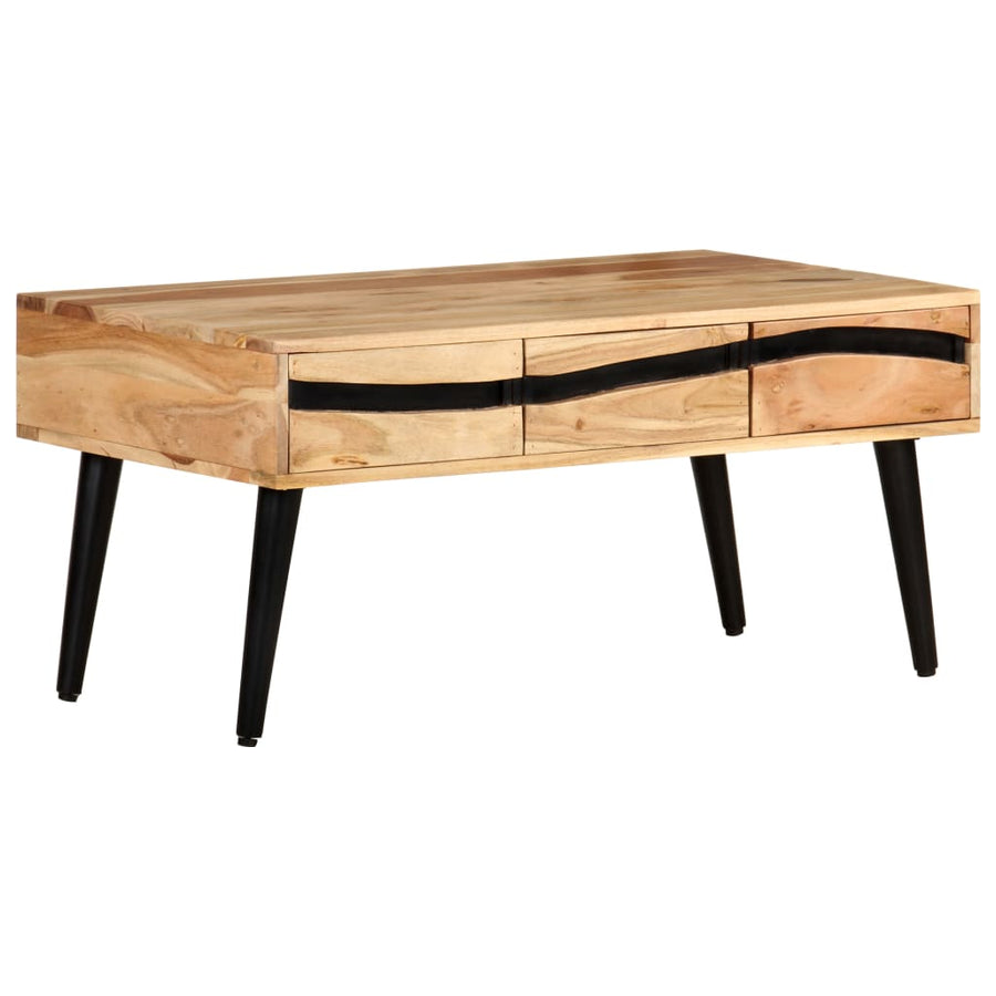 Salontafel 88X50X42 Cm Massief Acaciahout