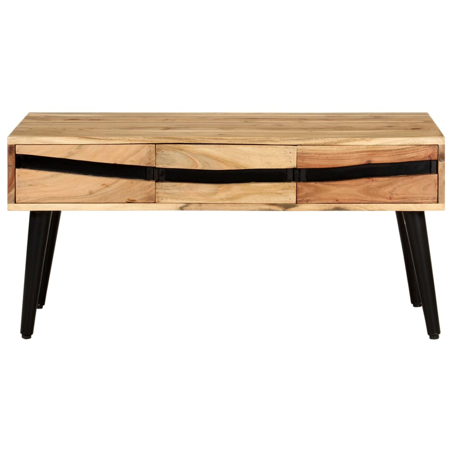 Salontafel 88X50X42 Cm Massief Acaciahout