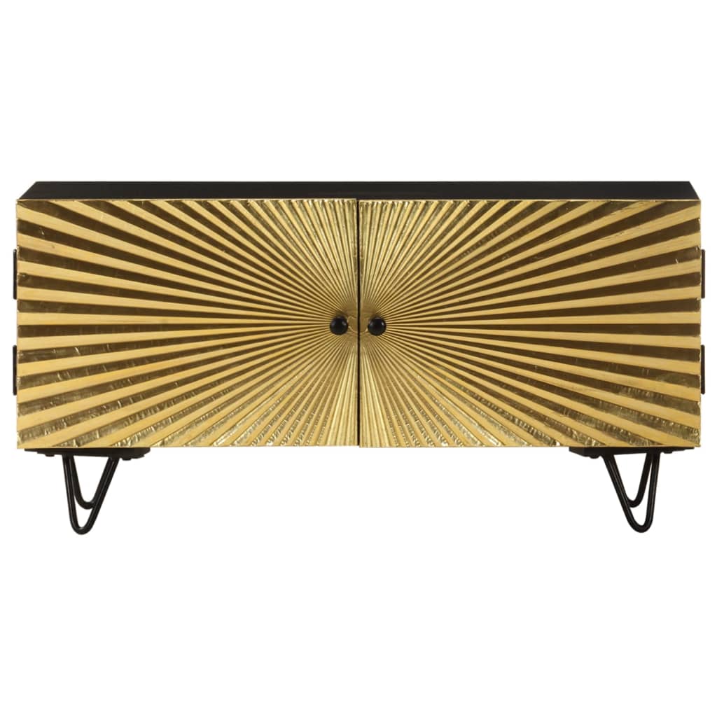 Tv-meubel 90x30x45 cm massief mangohout