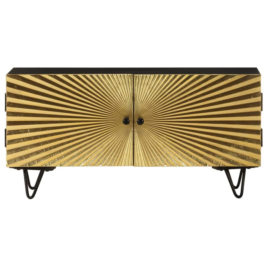 Tv-meubel 90x30x45 cm massief mangohout