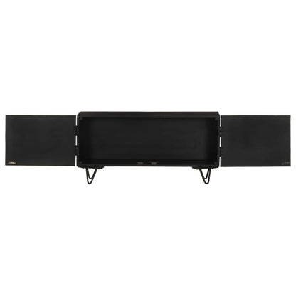 Tv-meubel 90x30x45 cm massief mangohout
