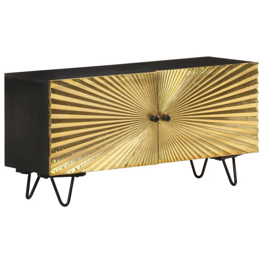 Tv-meubel 90x30x45 cm massief mangohout