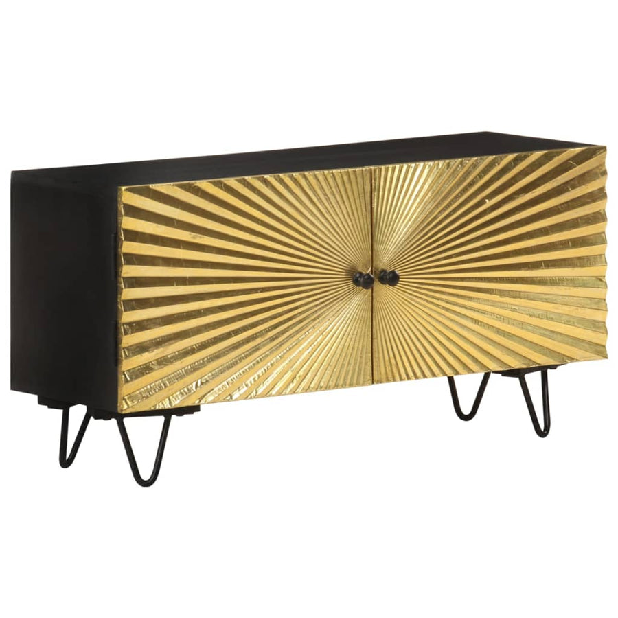 Tv-meubel 90x30x45 cm massief mangohout