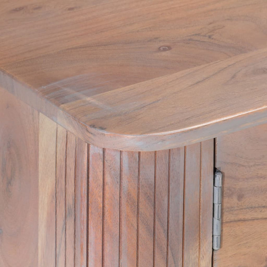 Tv-Meubel 118X30X40 Cm Massief Acaciahout