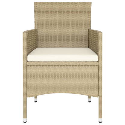 -Delige Loungeset Poly Rattan 5 Beige