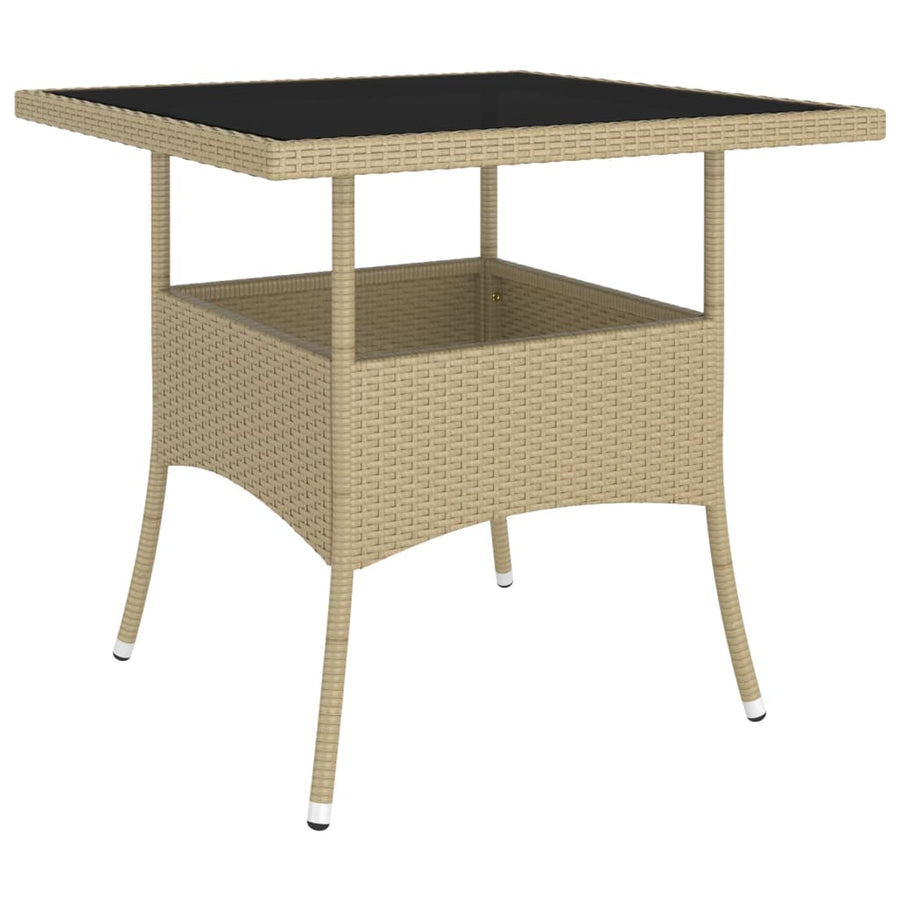 -Delige Loungeset Poly Rattan 5 Beige