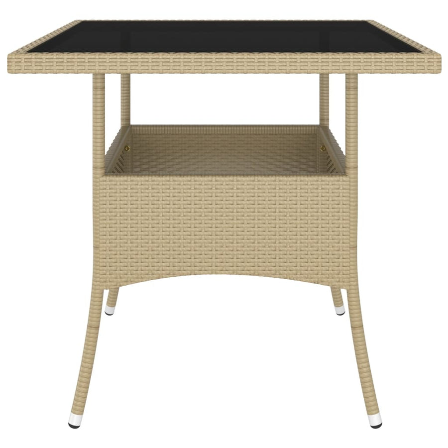 -Delige Loungeset Poly Rattan 5 Beige