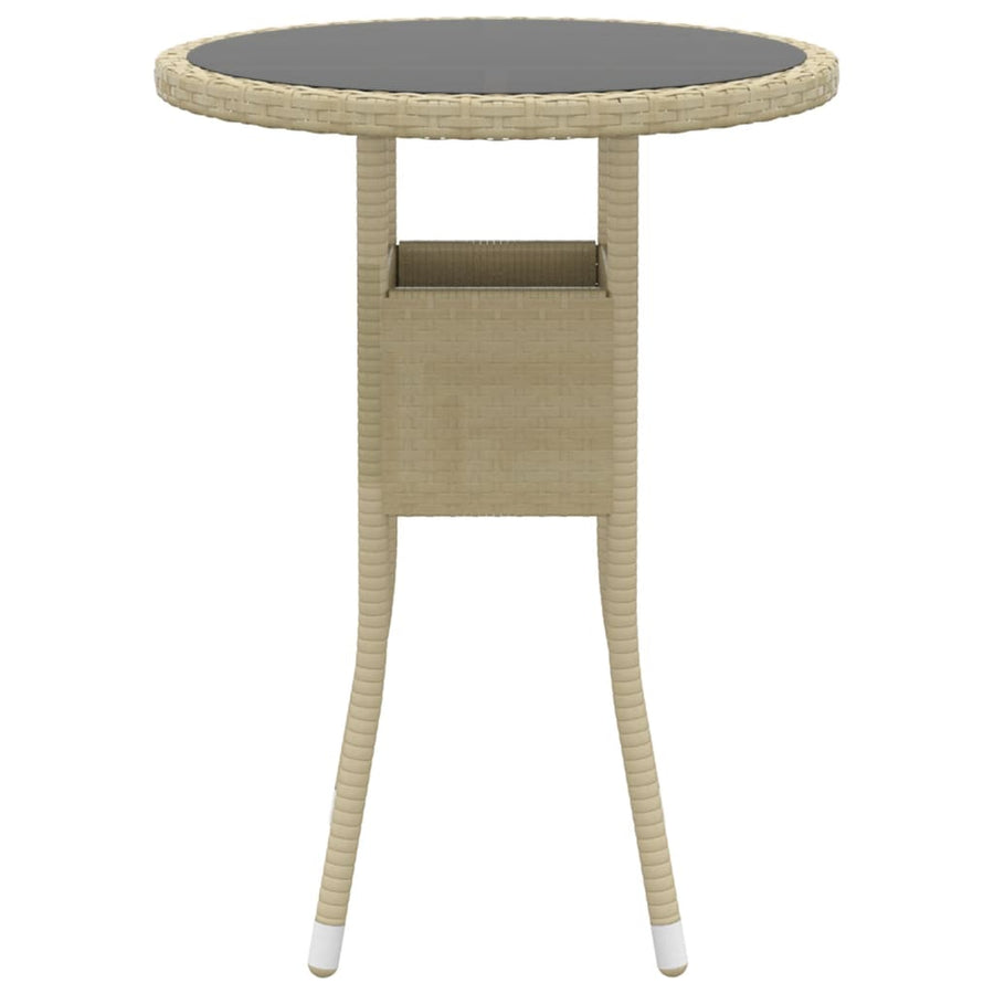 3-Delige Tuinset Poly Rattan Beige