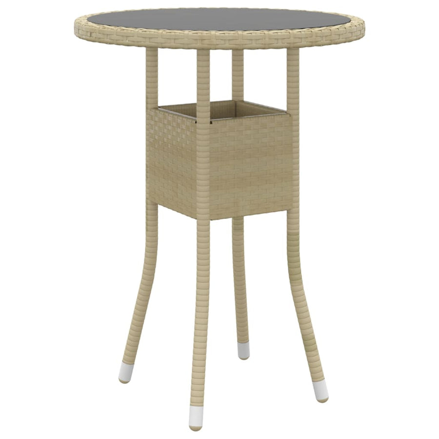 5-delige Loungeset poly rattan Beige