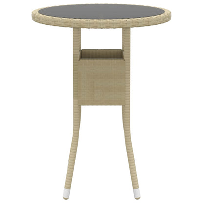 5-delige Loungeset poly rattan Beige