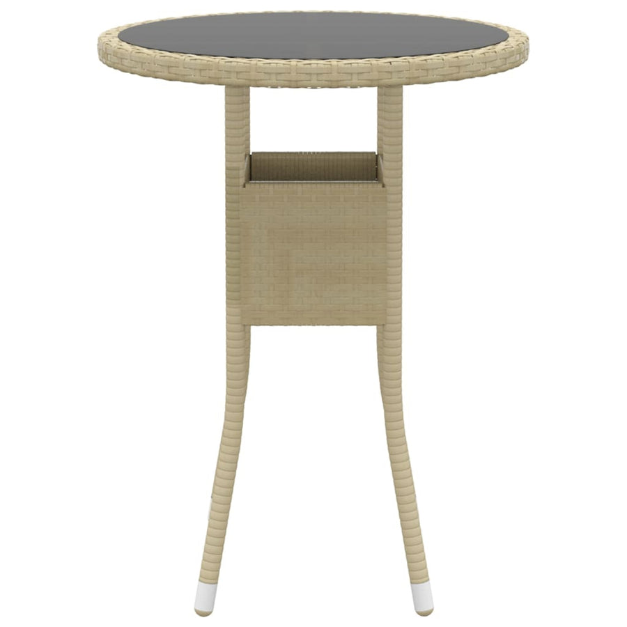 5-delige Loungeset poly rattan Beige