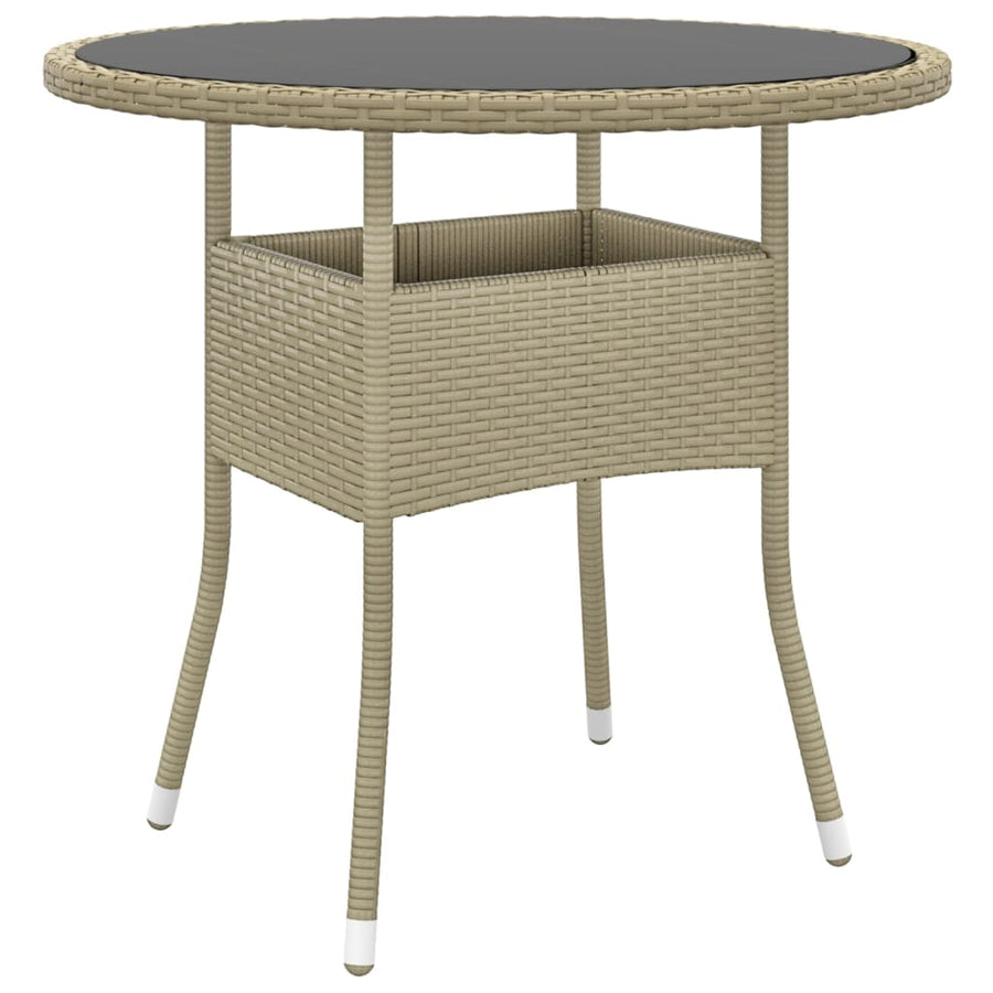 5-Delige Tuinset Poly Rattan Beige