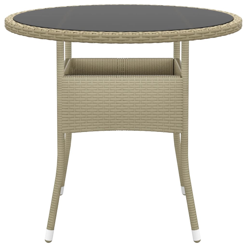 5-Delige Tuinset Poly Rattan Beige