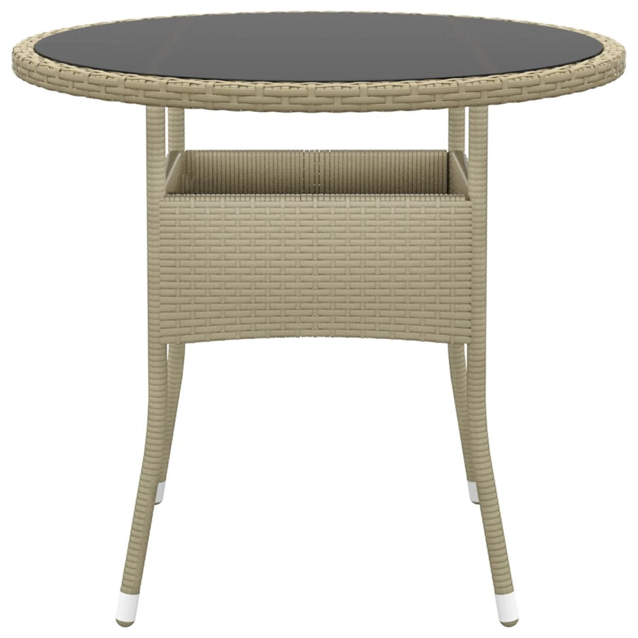 5-Delige Tuinset Poly Rattan Beige