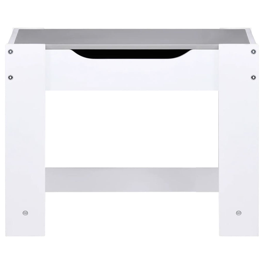 Kindertafel Met 2 Stoelen Mdf Wit