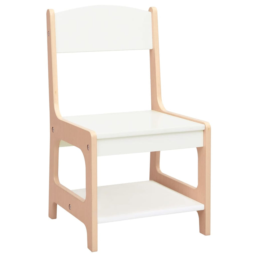 Kindertafel Met 2 Stoelen Mdf Bruin