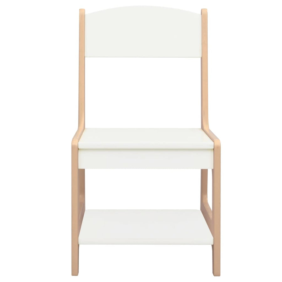 Kindertafel Met 2 Stoelen Mdf Bruin