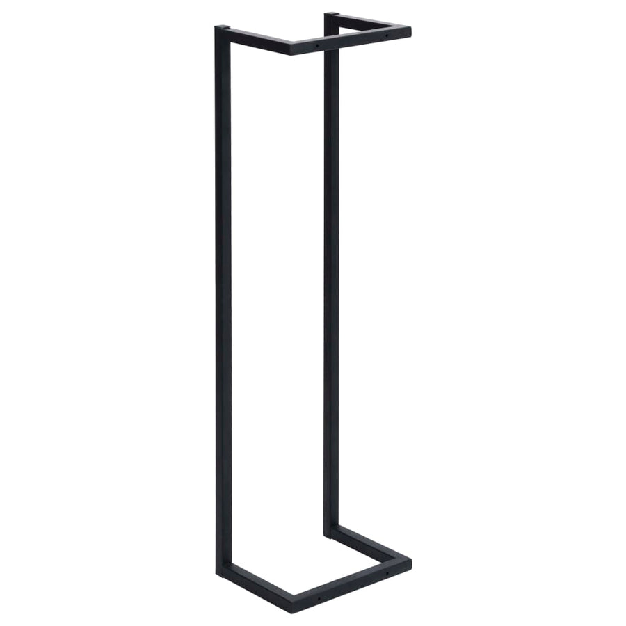 Handdoekenrek Ijzer 25 x 20 x 95 cm Zwart