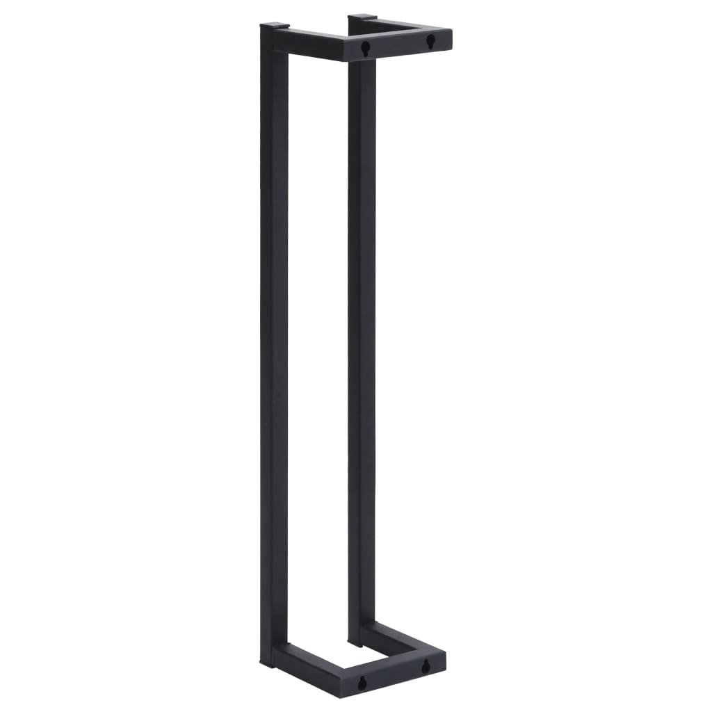 Handdoekenrek 12,5X12,5X60 Cm Ijzer 12.5 x 12.5 x 60 cm Zwart