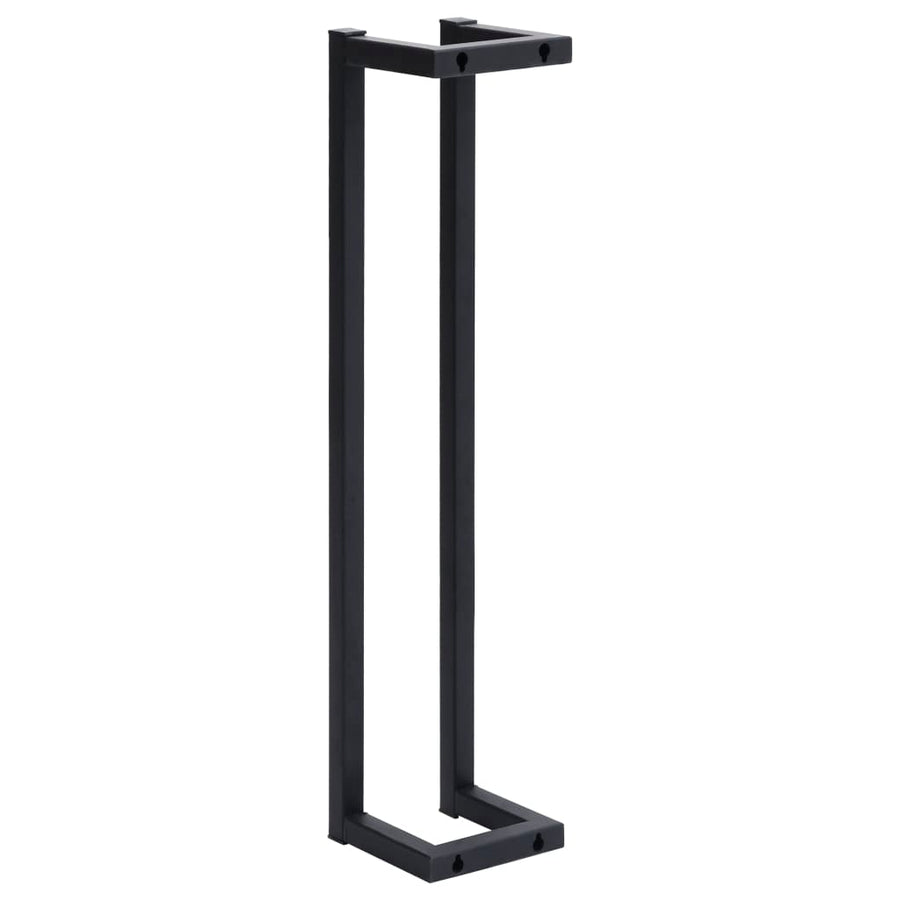 Handdoekenrek 12,5X12,5X60 Cm Ijzer 12.5 x 12.5 x 60 cm Zwart