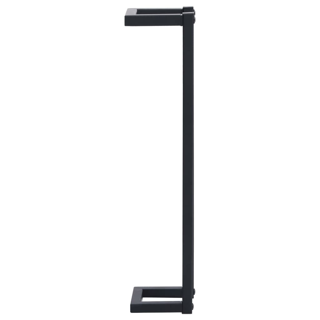 Handdoekenrek 12,5X12,5X60 Cm Ijzer 12.5 x 12.5 x 60 cm Zwart