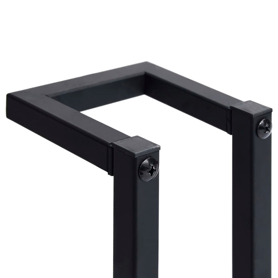 Handdoekenrek 12,5X12,5X60 Cm Ijzer 12.5 x 12.5 x 60 cm Zwart