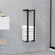 Handdoekenrek 60 cm ijzer zwart