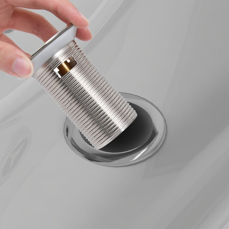 Afvoer Pop-Up Met Overloop 6,4X6,4X9,1 Cm Kleurig Chroom Met overloopfunctie