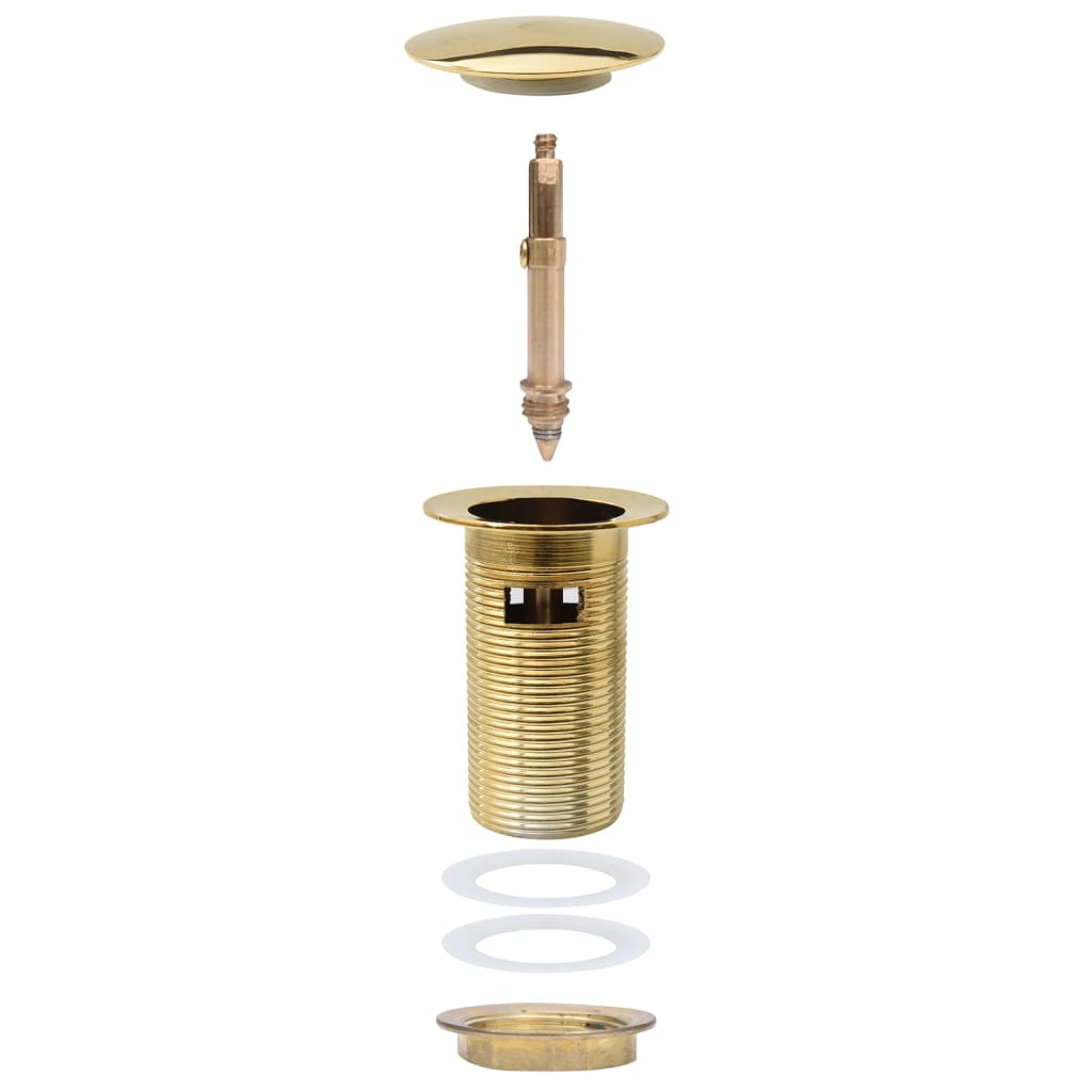 Afvoer Pop-Up Met Overloop 6,4X6,4X9,1 Cm Kleurig Goud Met overloopfunctie
