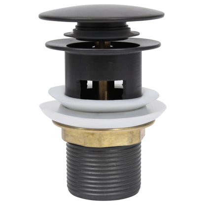 Afvoer Pop-Up Met Overloop 6,4X6,4X9,1 Cm Grijs Met overloopfunctie