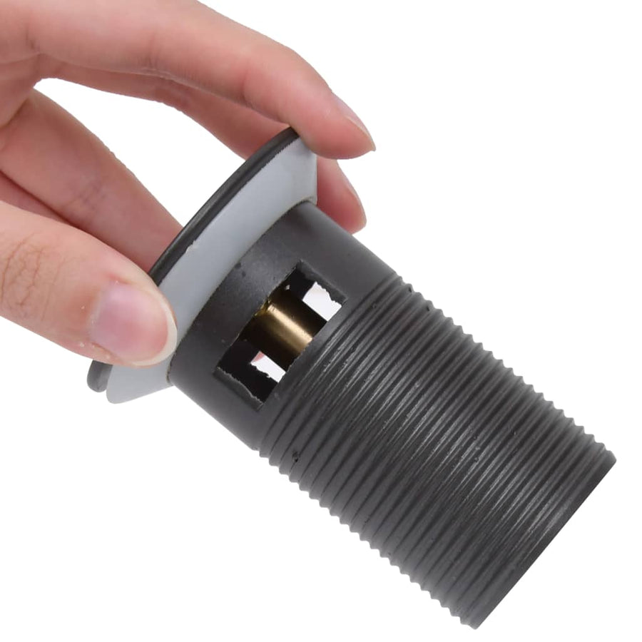 Afvoer Pop-Up Met Overloop 6,4X6,4X9,1 Cm Grijs Met overloopfunctie