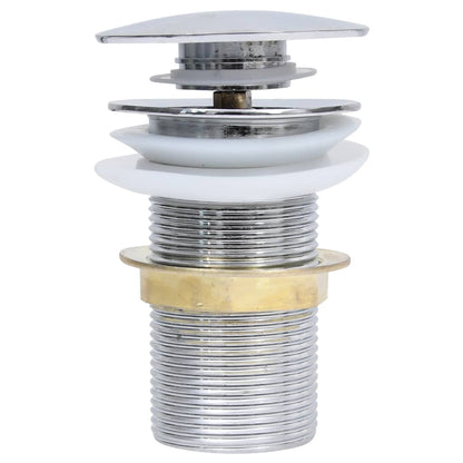 Afvoer Pop-Up Zonder Overloop 6,4X6,4X9,1 Cm Kleurig Chroom Zonder overloopfunctie