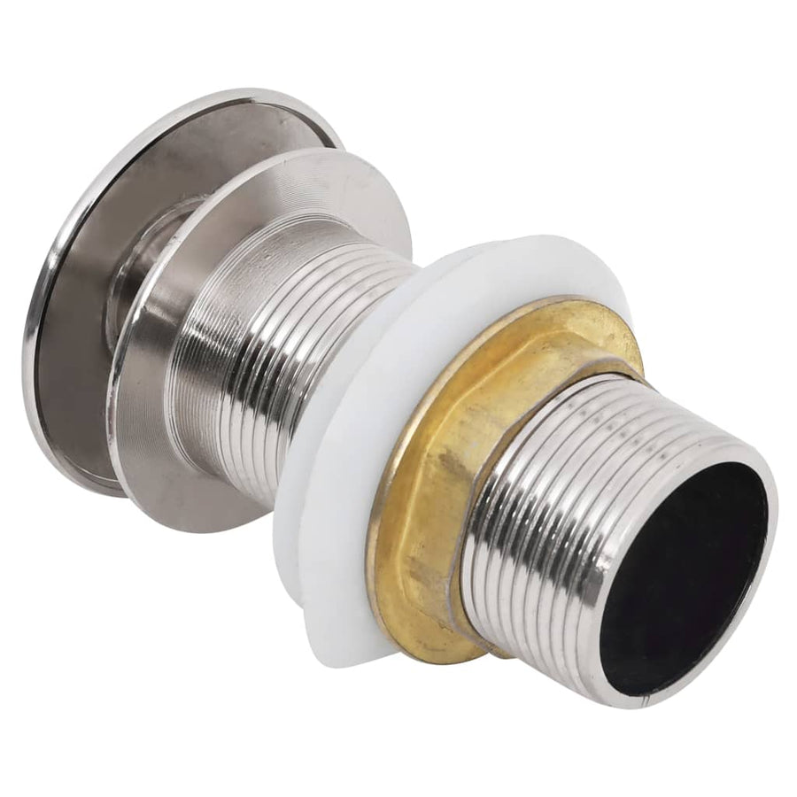 Afvoer Pop-Up Zonder Overloop 6,4X6,4X9,1 Cm Kleurig Chroom Zonder overloopfunctie