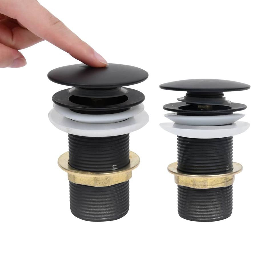 Afvoer Pop-Up Zonder Overloop 6,4X6,4X9,1 Cm Zwart Zonder overloopfunctie