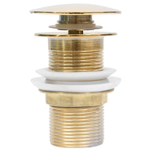 Afvoer Pop-Up Zonder Overloop 6,4X6,4X9,1 Cm Kleurig Goud Zonder overloopfunctie