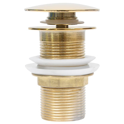 Afvoer Pop-Up Zonder Overloop 6,4X6,4X9,1 Cm Kleurig Goud Zonder overloopfunctie